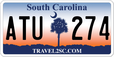 SC license plate ATU274