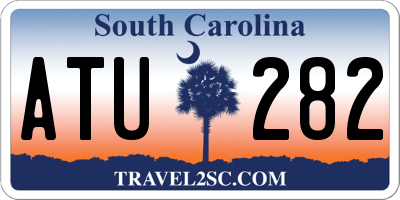 SC license plate ATU282