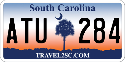SC license plate ATU284