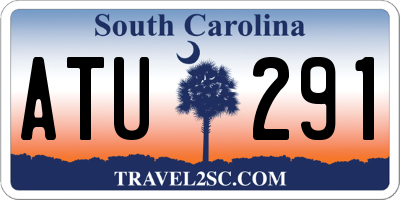 SC license plate ATU291
