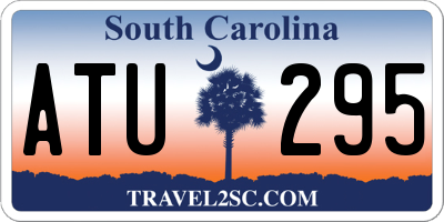 SC license plate ATU295