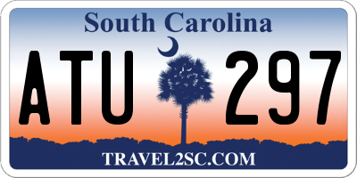 SC license plate ATU297