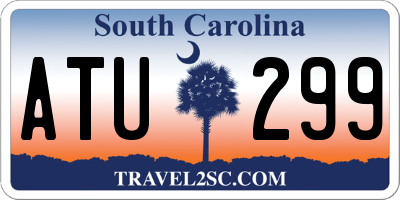 SC license plate ATU299