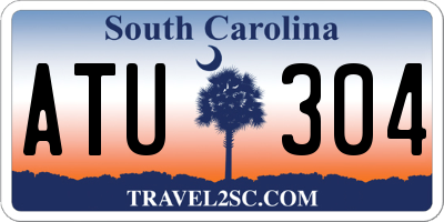 SC license plate ATU304