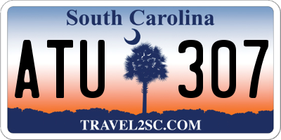 SC license plate ATU307