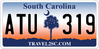 SC license plate ATU319