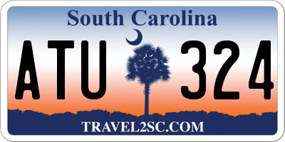 SC license plate ATU324