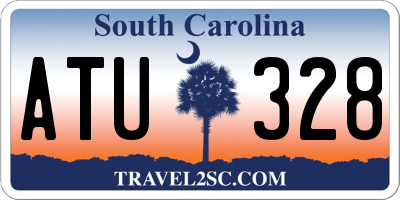 SC license plate ATU328