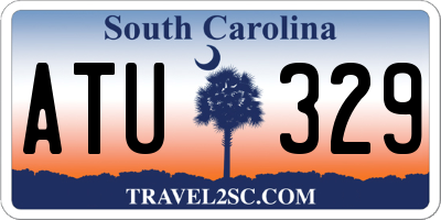 SC license plate ATU329
