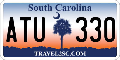 SC license plate ATU330