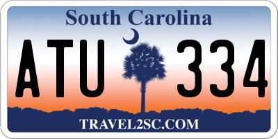 SC license plate ATU334