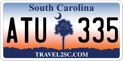 SC license plate ATU335