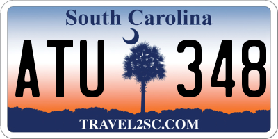 SC license plate ATU348