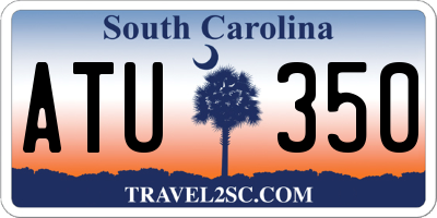SC license plate ATU350