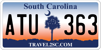 SC license plate ATU363