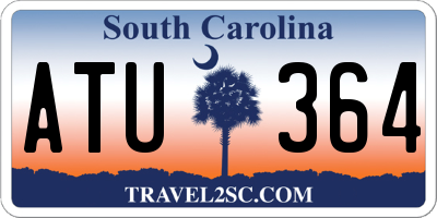 SC license plate ATU364