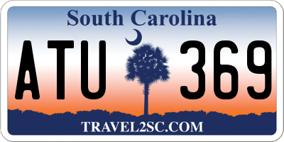 SC license plate ATU369