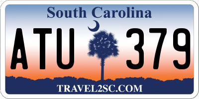 SC license plate ATU379