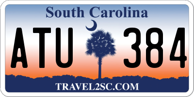 SC license plate ATU384