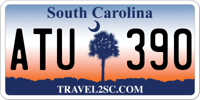 SC license plate ATU390