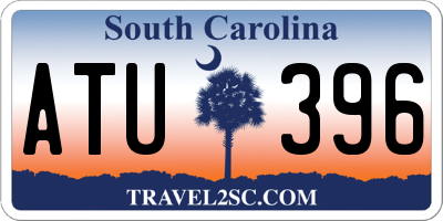 SC license plate ATU396