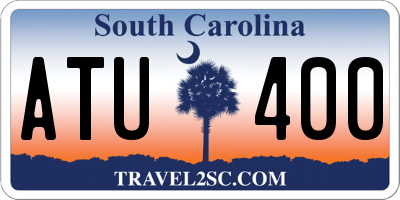 SC license plate ATU400