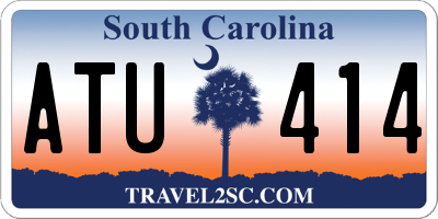 SC license plate ATU414