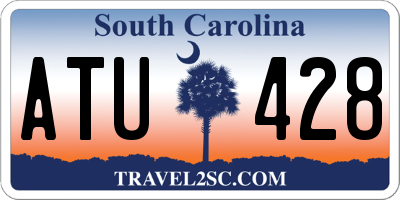 SC license plate ATU428