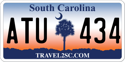 SC license plate ATU434