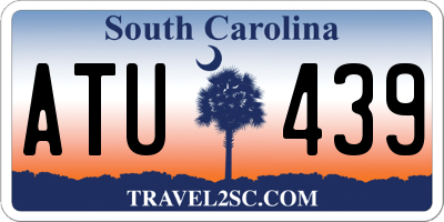 SC license plate ATU439