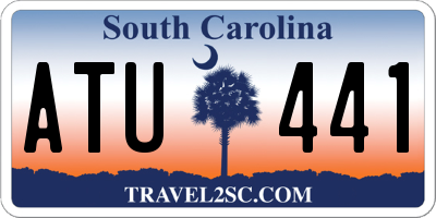 SC license plate ATU441