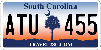 SC license plate ATU455