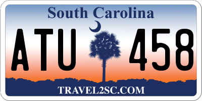 SC license plate ATU458