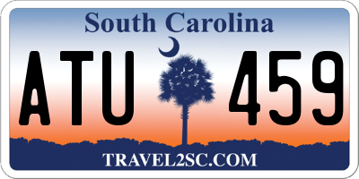 SC license plate ATU459