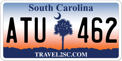 SC license plate ATU462