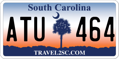 SC license plate ATU464