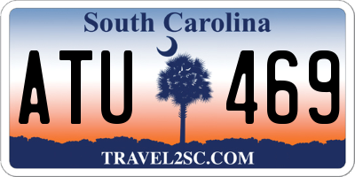 SC license plate ATU469