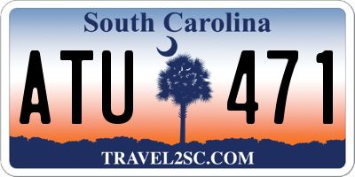 SC license plate ATU471
