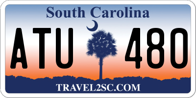 SC license plate ATU480