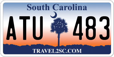 SC license plate ATU483