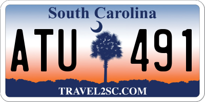 SC license plate ATU491