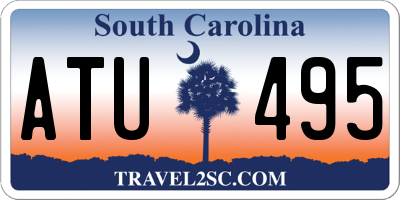 SC license plate ATU495