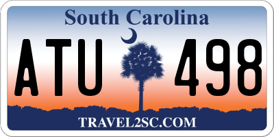 SC license plate ATU498