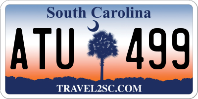 SC license plate ATU499