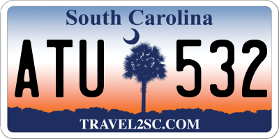 SC license plate ATU532