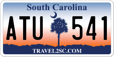 SC license plate ATU541
