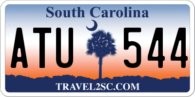 SC license plate ATU544