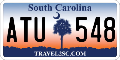 SC license plate ATU548