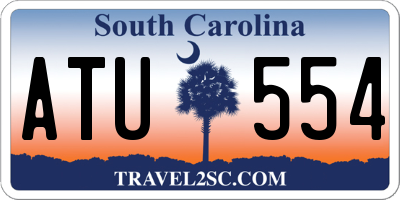 SC license plate ATU554