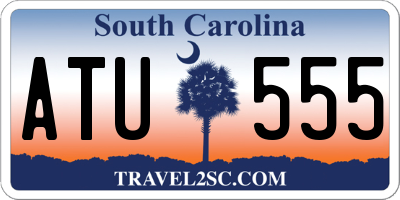 SC license plate ATU555